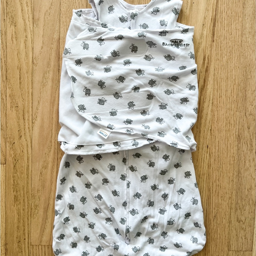 Halo Gray SleepSack with Sheep Design
